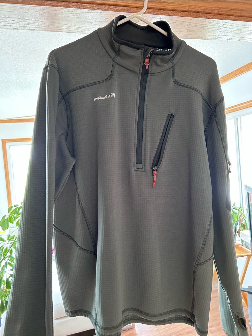 Avalanche gray-Zip Pullover